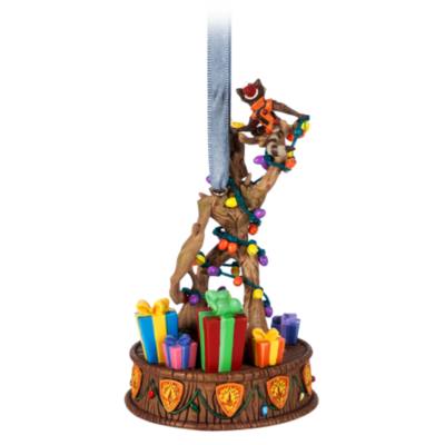 Rocket and Groot Light-Up Living Magic Sketchbook Ornament, Guardians of the Galaxy
