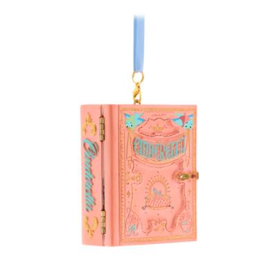 Cinderella Storybook Musical Living Magic Sketchbook Ornament