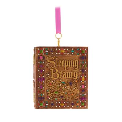 Sleeping Beauty Storybook Musical Living Magic Sketchbook Ornament