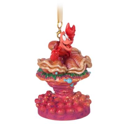 Sebastian Singing Living Magic Sketchbook Ornament, The Little Mermaid