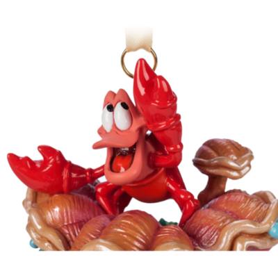 Sebastian Singing Living Magic Sketchbook Ornament, The Little Mermaid