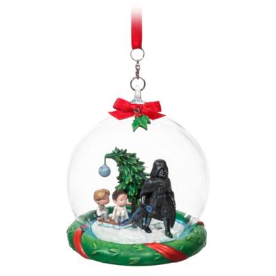 Darth Vader and Family Glass Dome Sketchbook Ornament, Star Wars