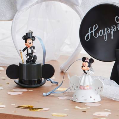 Minnie Mouse Bride Sketchbook Ear Hat Ornament