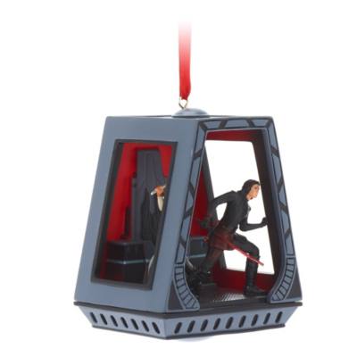 Rey and Kylo Ren Sketchbook Ornament, Star Wars: The Last Jedi
