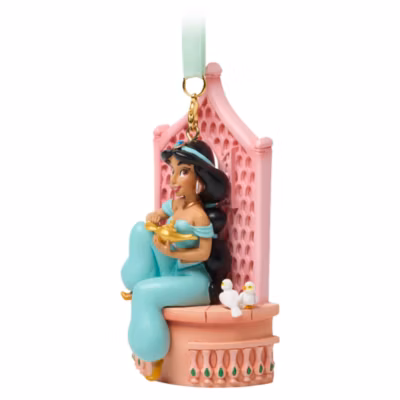 Jasmine Sketchbook Ornament, Aladdin