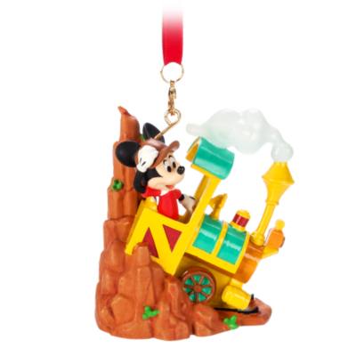 Mickey Mouse Sketchbook Ornament, Big Thunder Mountain Railroad