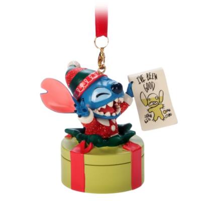 Stitch Holiday Sketchbook Ornament, Lilo & Stitch