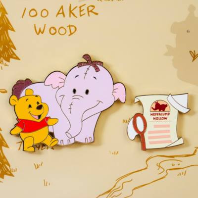Winnie the Pooh and Lumpy Pin Set, Hundred Acre Wood Series, October