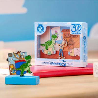 Toy Story 30th Anniversary 3-Piece Pin Set, Limited Edition