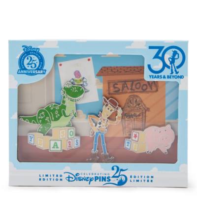 Toy Story 30th Anniversary 3-Piece Pin Set, Limited Edition