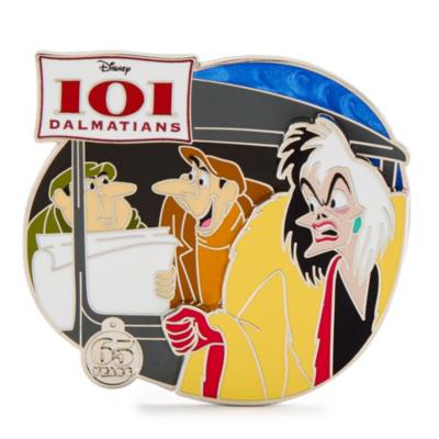 Cruella De Vil, Horace and Jasper Badun Pin, 101 Dalmatians 65th Anniversary, Limited Edition