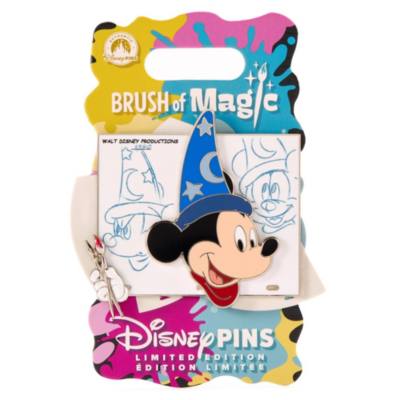 Sorcerer Mickey Mouse Limited Edition Pin, Fantasia,&nbsp;Brush of Magic