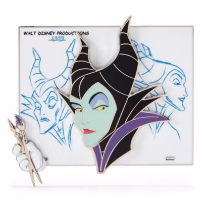 Maleficent Limited Edition Pin, Sleeping Beauty, Brush of Magic