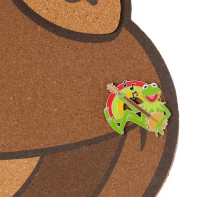 The Muppets Disney Park Day Collector's Cork Board with Kermit Pin