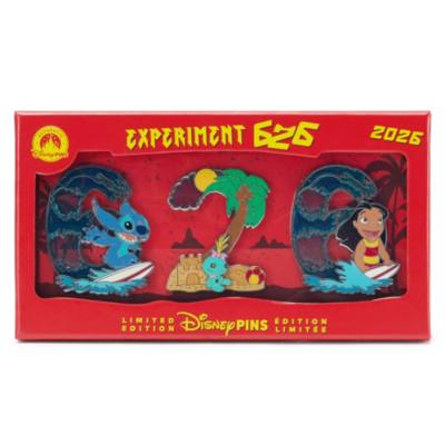 Experiment 626 2026 Limited Edition 3-Piece Pin Set, Lilo & Stitch