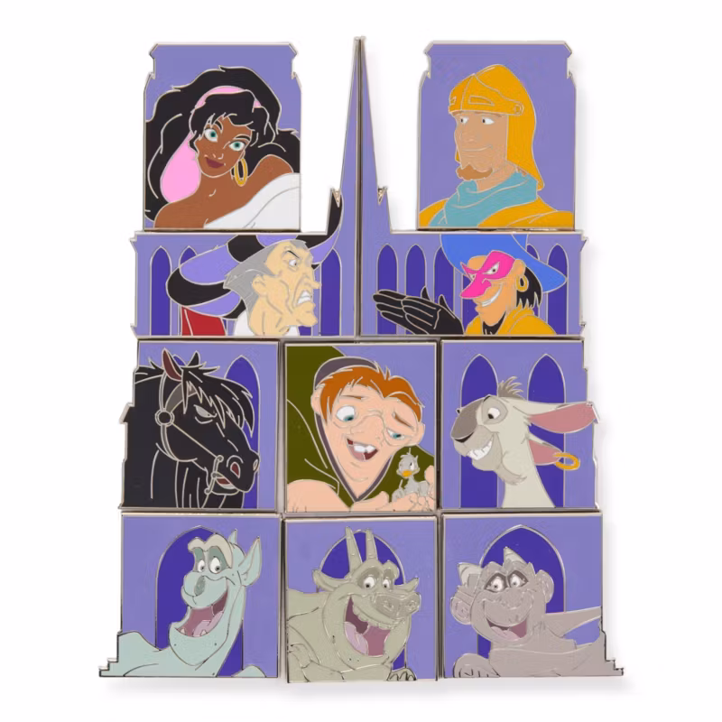 The Hunchback of Notre Dame 30th Anniversary 2-Piece Mystery Pin Blind Pack