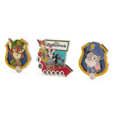 Zootopia 10th Anniversary Limited Edition Pin Set