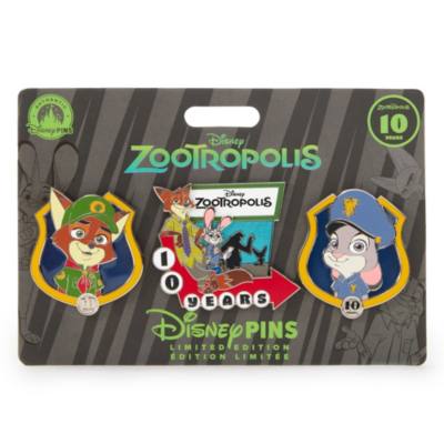 Zootopia 10th Anniversary Limited Edition Pin Set