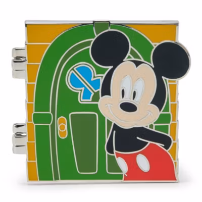 Mickey Mouse and Pluto Limited Edition Hinged Pin, Disney Enchanted Doors