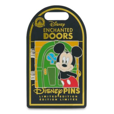 Mickey Mouse and Pluto Limited Edition Hinged Pin, Disney Enchanted Doors