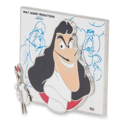 Captain Hook Limited Edition Pin, Peter Pan, Brush of Magic