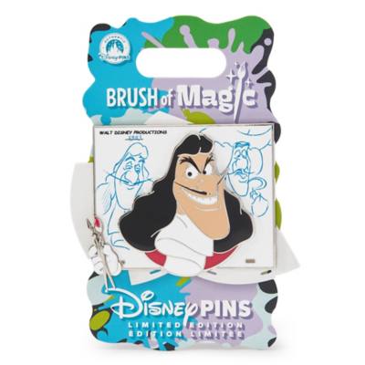Captain Hook Limited Edition Pin, Peter Pan, Brush of Magic