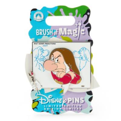 Grumpy Limited Edition Pin, Snow White and the Seven Dwarfs, Brush of Magic