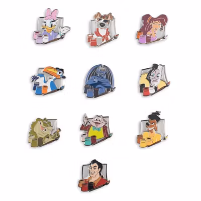 Disney Brush of Magic Series 3 Limited Release Mystery Pin Set