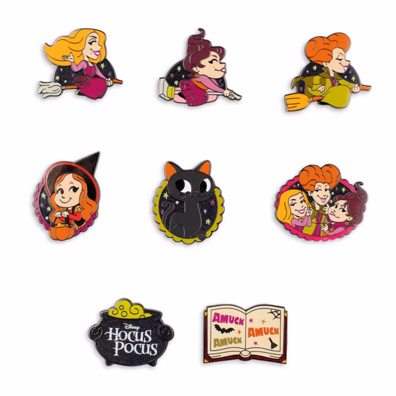 Hocus Pocus 2-Piece Mystery Pin Blind Pack, Limited Release
