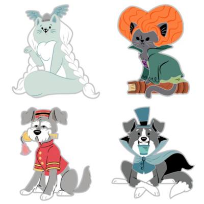 Disney Cats and Dogs Halloween Mystery Pin Set, Limited Release