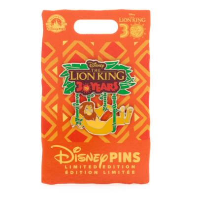 Simba The Lion King 30th Anniversary Pin, Limited Edition