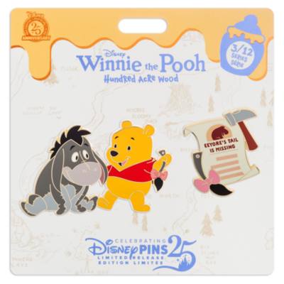 Winnie the Pooh and Eeyore 2-Piece Pin Set, Hundred Acre Wood Series, March