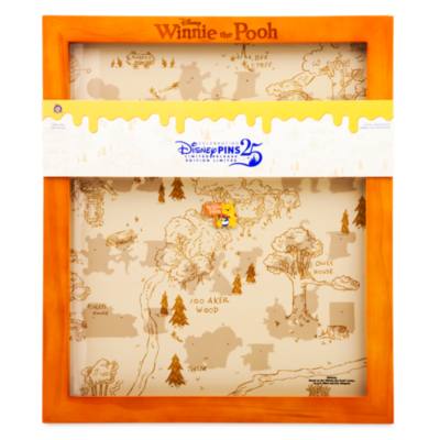 Winnie the Pooh Pin Display Frame and Pin, Hundred Acre Wood Series