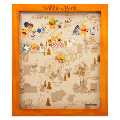 Winnie the Pooh and Rabbit 2-Piece Pin Set, Hundred Acre Wood Series, May