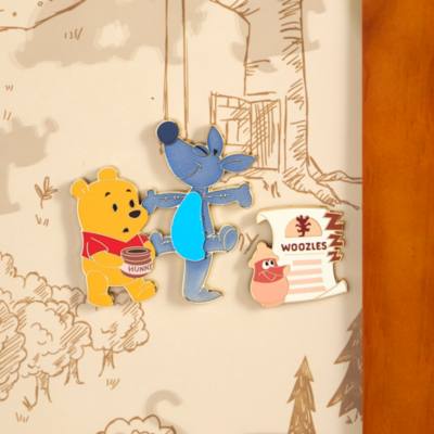 Winnie the Pooh and Woozle 2-Piece Pin Set, Hundred Acre Wood Series, June