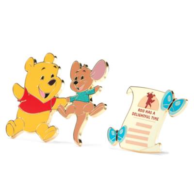 Winnie the Pooh and Roo 2-Piece Pin Set, Hundred Acre Wood Series, July