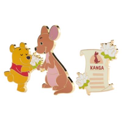 Winnie the Pooh and Kanga Pin Set, Hundred Acre Wood Series, August