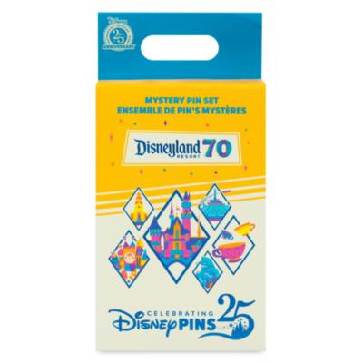 Disneyland 70th Anniversary Mystery Pin 2-Piece Blind Pack
