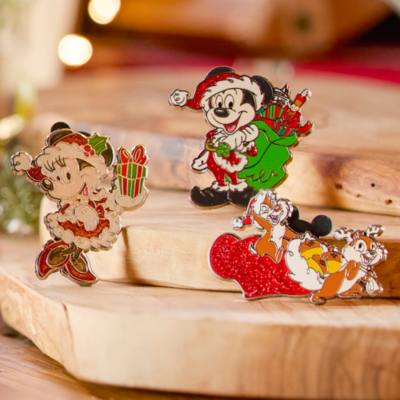 Santa Mickey Mouse Holiday Pin