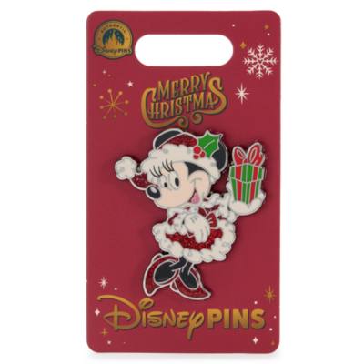 Mrs. Santa Minnie Mouse Holiday Pin