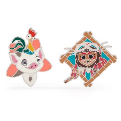 Pua, Heihei and Kakamora 2-Piece Pin Set, Moana