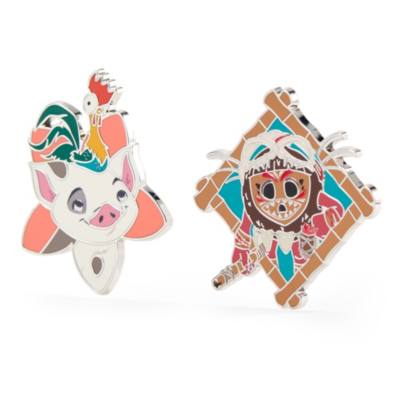 Pua, Heihei and Kakamora 2-Piece Pin Set, Moana