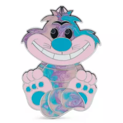 Cheshire Cat Tie-Dye Pin, Alice in Wonderland