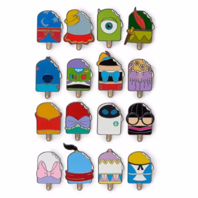 Disney Ice Cream Series 2 5-Piece Mystery Pin Pouch Blind Pack