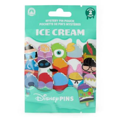 Disney Ice Cream Series 2 5-Piece Mystery Pin Pouch Blind Pack