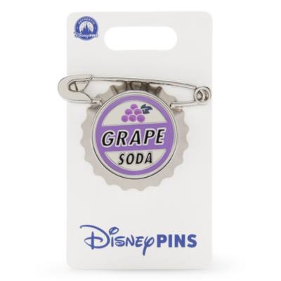 Grape Soda Bottlecap Pin, Up