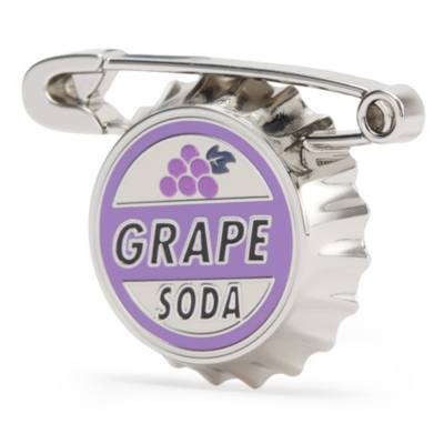 Grape Soda Bottlecap Pin, Up