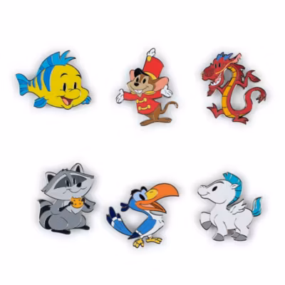 Disney Sidekicks Pin Set