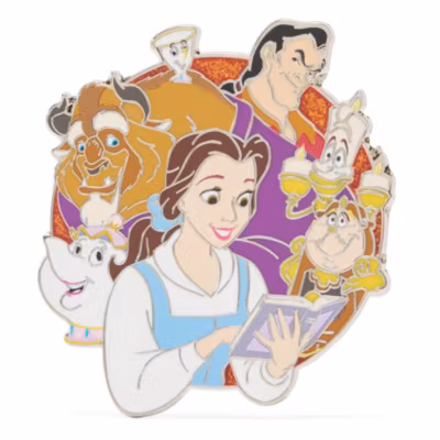 Beauty and the Beast Character Pin