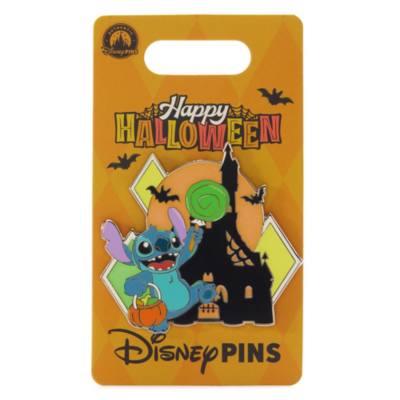 Stitch Glow-in-the-Dark ''Happy Halloween'' Pin, Lilo & Stitch